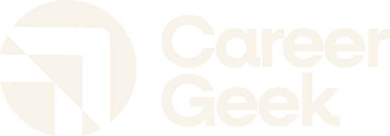 Career Geek Logo White